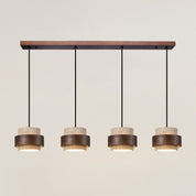 Pendant Light Travertine Wood - KRYNNX | Serene Ambiance