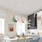 Pendant Light Metal Wood - STRYXA | Modern Style
