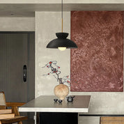 Pendant Light Green Metal - SYNAXE | Dining Ambiance
