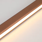 Edge Suspension Linéaire Moderne Métal/Acrylique Noir/Marron Salon