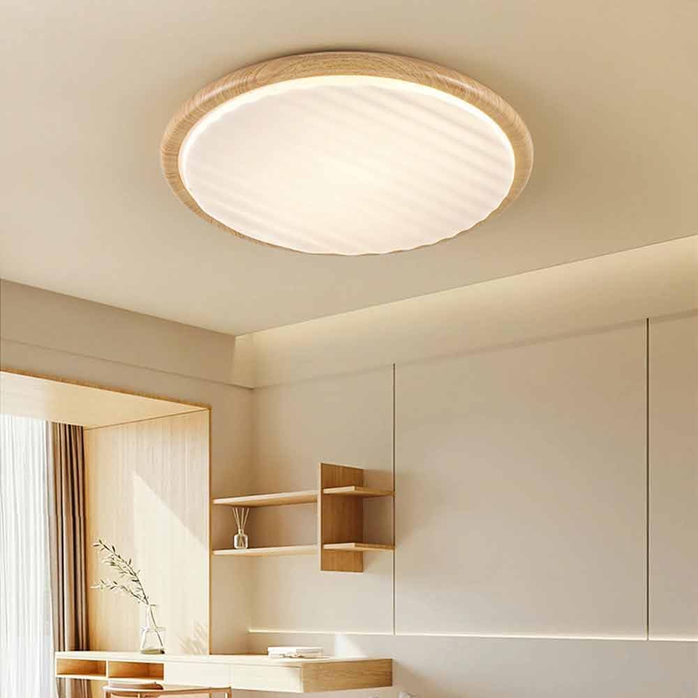 Ceiling Light Wooden LED - CELERX | Natural Serenity