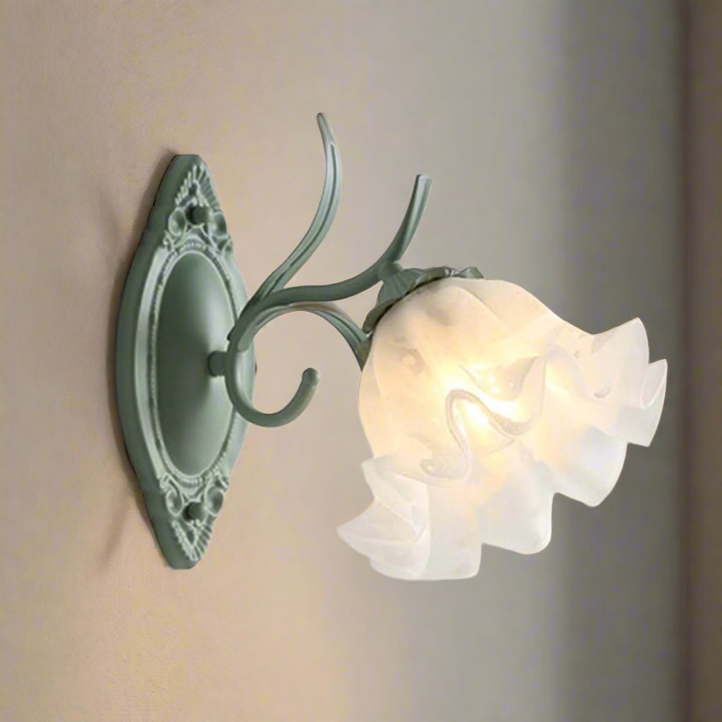 Wall Light Lily Design Iron & Acrylic - FLUXAR | Serene Light