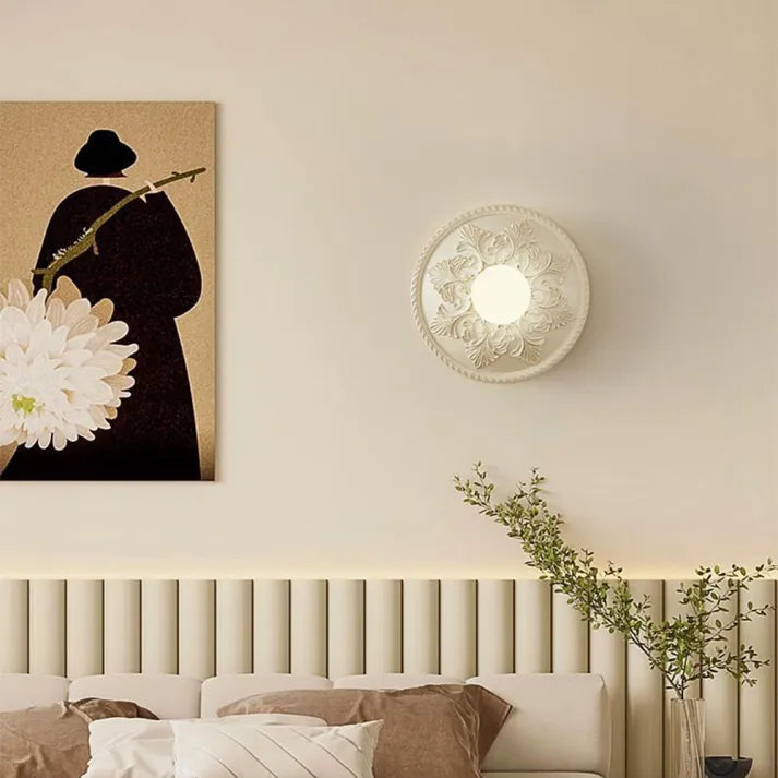 Wall Light Resin Coffee - AZRAEL | Elegant Ambiance