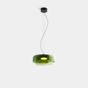 Pendant Light Glass Grey - TELUMX | Warm Ambiance