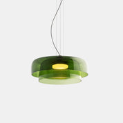 Pendant Light Glass Grey - TELUMX | Warm Ambiance