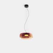 Pendant Light Glass Grey - TELUMX | Warm Ambiance