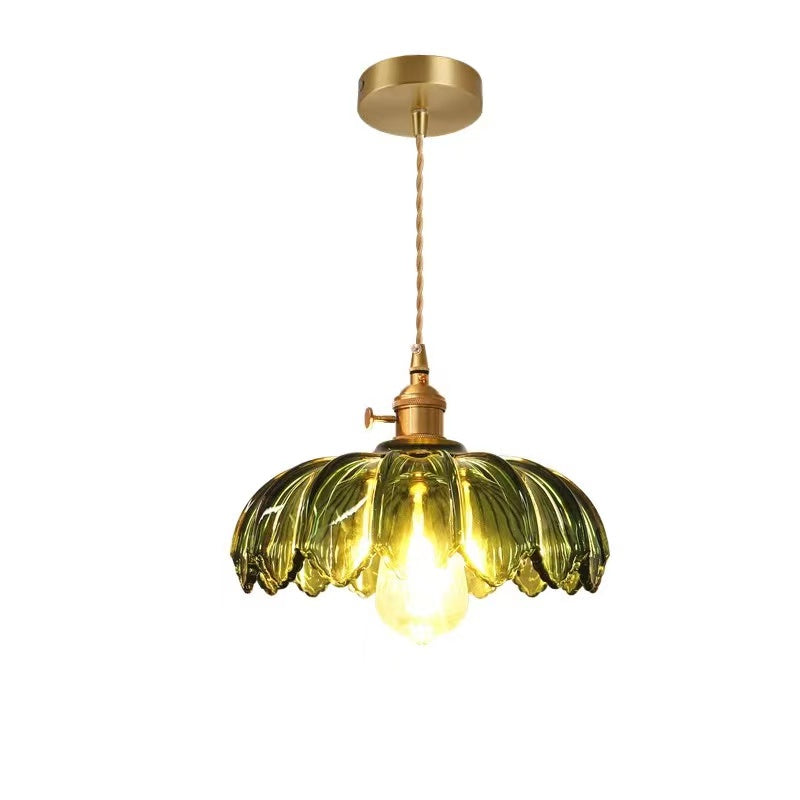 Pendant Light Amber Glass - SADIRA | Romantic Lighting