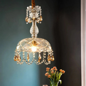 Pendant Light Crystal Rattan - XELIUM | Luxurious Lighting