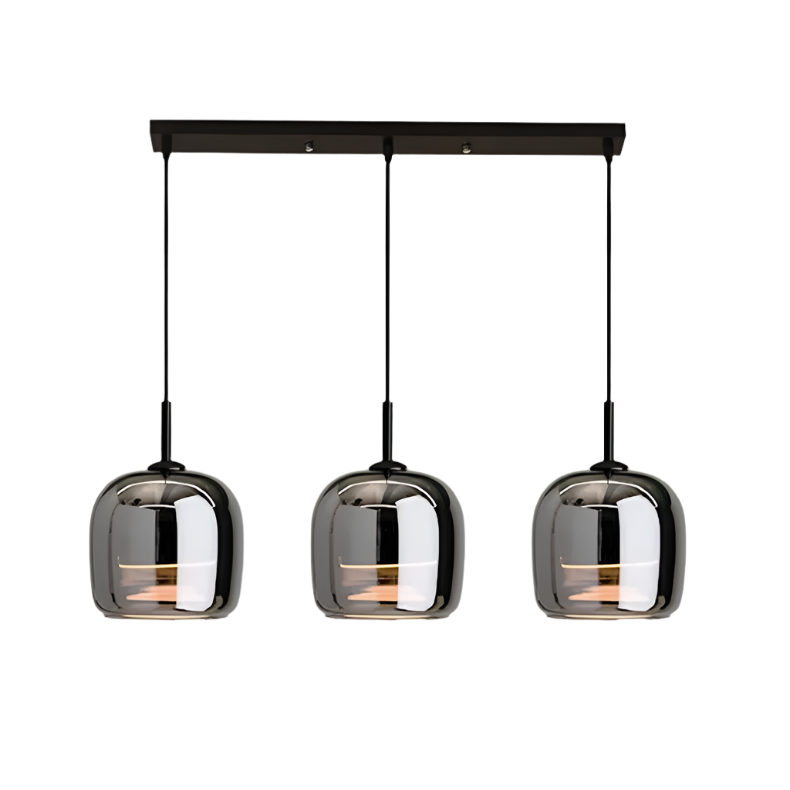 Pendant Light Black Glass LED - TANIUM | Nordic Style