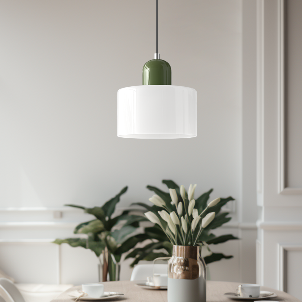 Pendant Light Glass Pink - MINOSX | Elegant Lighting