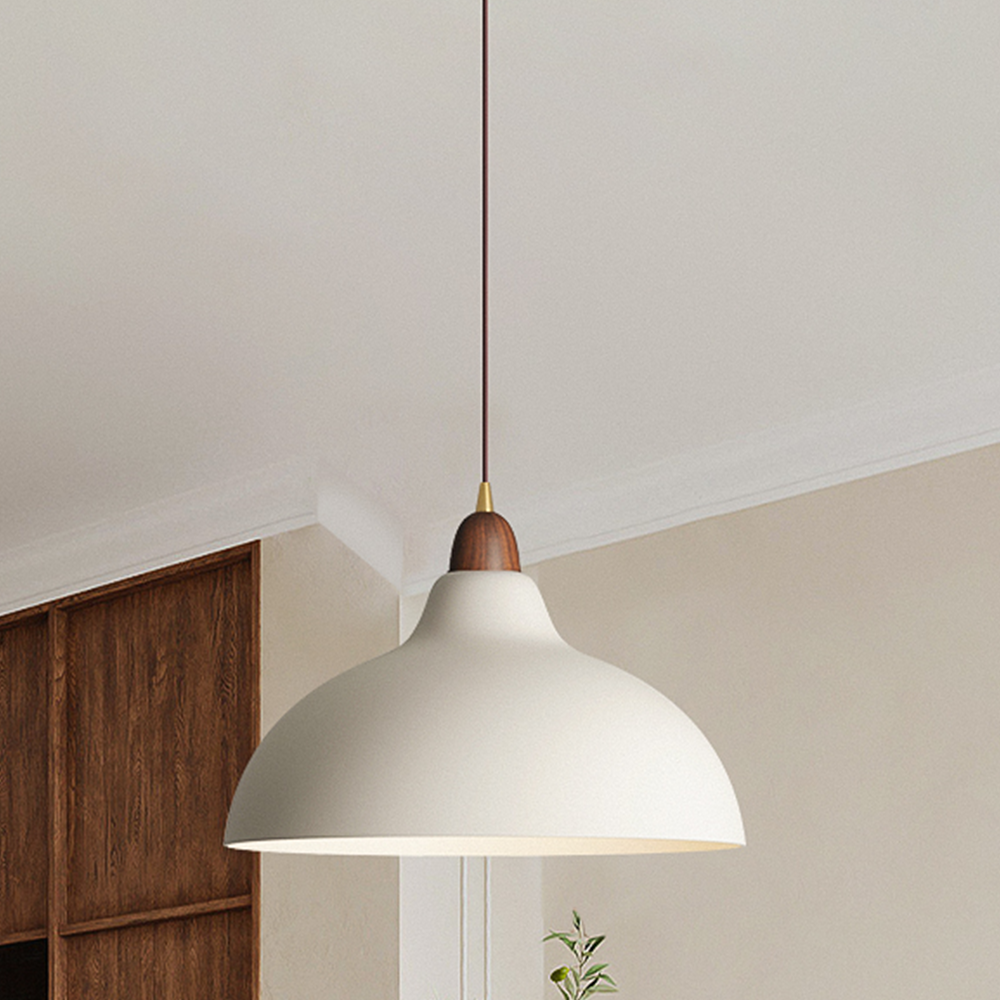 Pendant Light Wood Metal - SOLTIS | Warm Ambiance