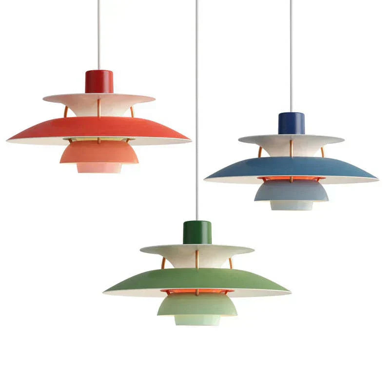 Pendant Light Green LED - TELOSX | Warm Ambiance