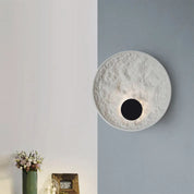 Wall Light Moon Globe Resin - AMBARX | Serene Glow