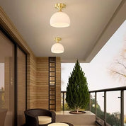 Ceiling Light Brass Glass - CYGNUS | Elegant Lighting