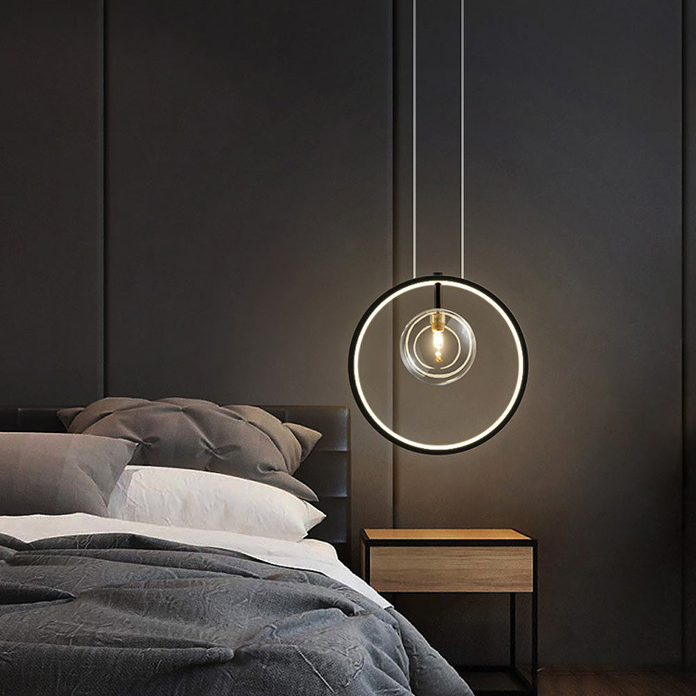 Pendant Light Nordic Glass Cage - TALONX | Stylish UK Lighting