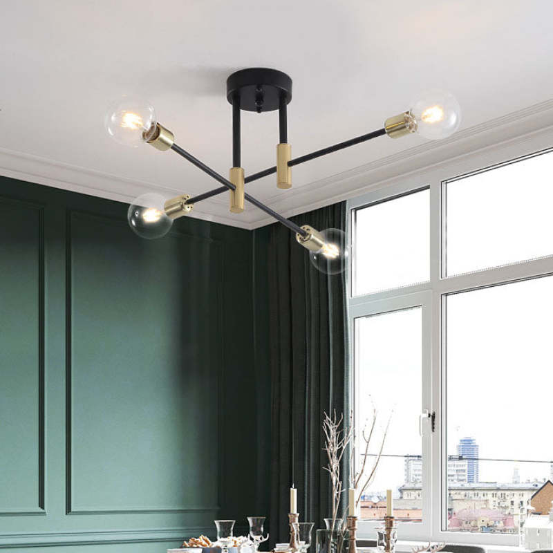 Ceiling Light LED Metal Glass - ATOMIX | Modern Style