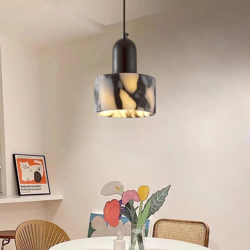 Pendant Light Black Marble - NERVIX | Luxury Lighting