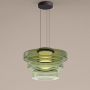 Pendant Light Smoke Grey Glass - TORSUS | Elegant Design