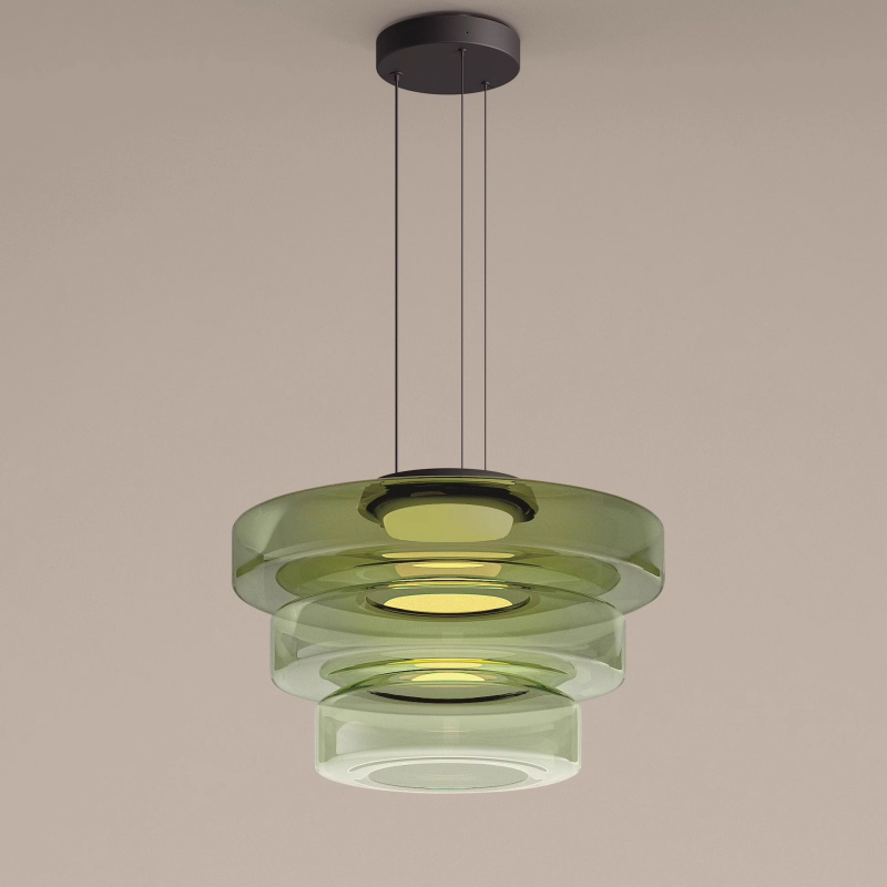 Pendant Light Smoke Grey Glass - TORSUS | Elegant Design