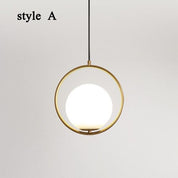 Pendant Light Glass Iron VOLANT - Harmony | Elegant Lighting