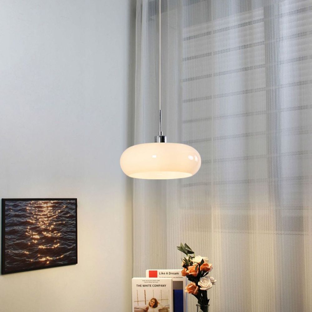 Pendant Light Orange Glass Dimmable - Hailie | Modern Style