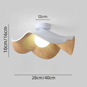 Ceiling Light Lotus Resin Wood - CORTEX | Nordic Elegance
