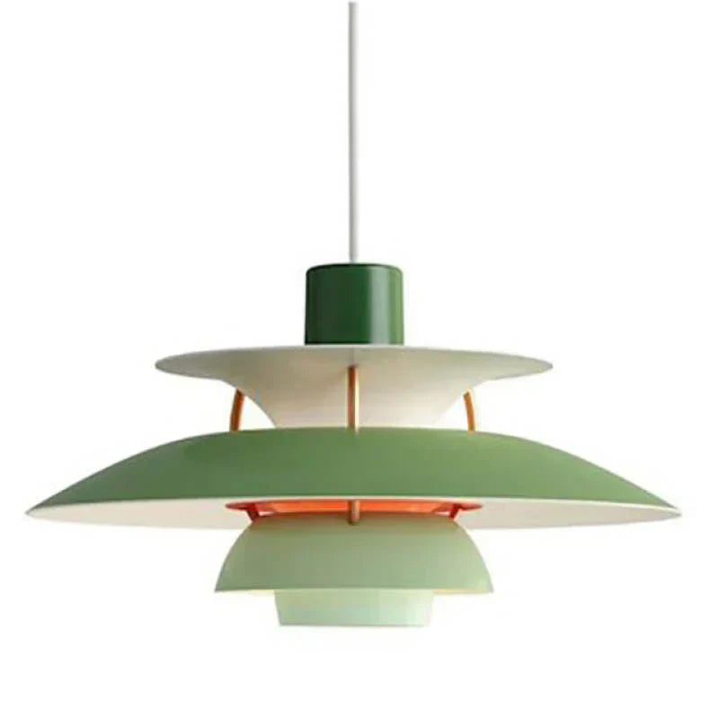 Pendant Light Green LED - TELOSX | Warm Ambiance