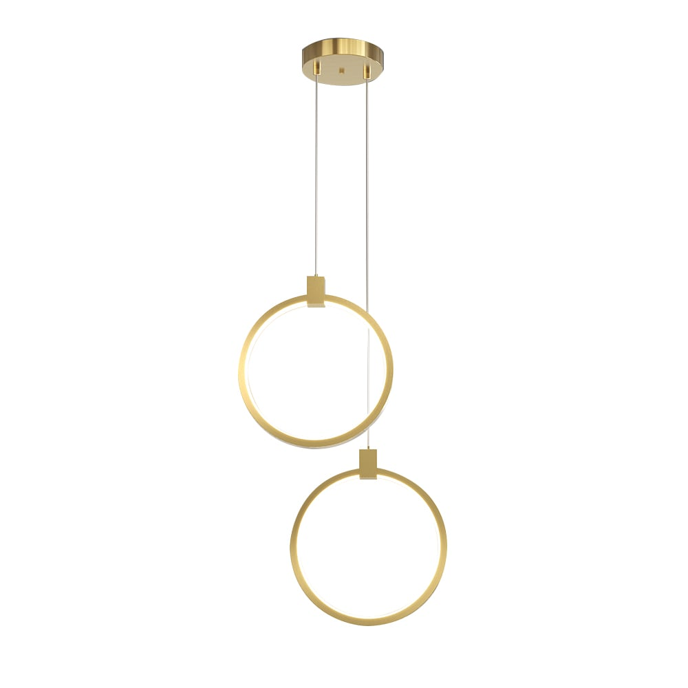 Pendant Light Gold Brass LED - IOVEXA | Luxe Lighting