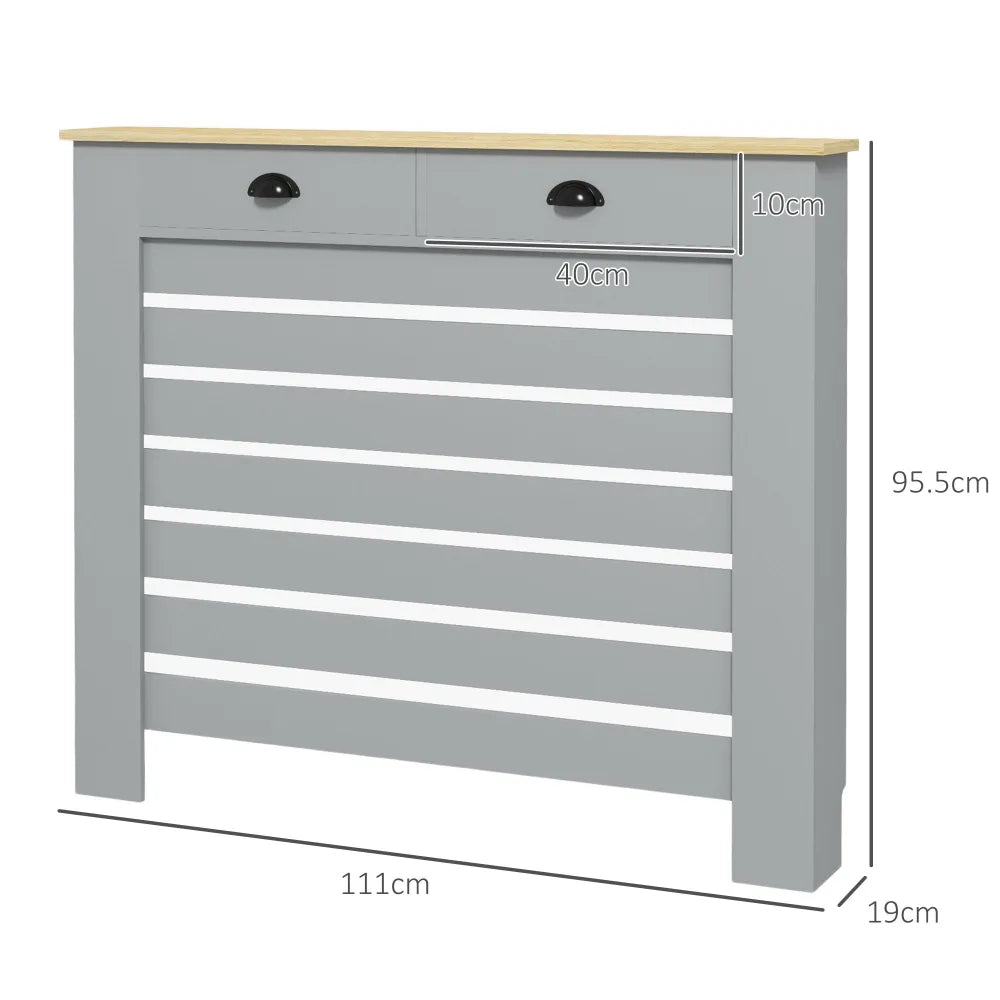 Radiator Cover – Slatted Grey | Protect & Store - Image 5