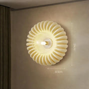 Wall Light Resin Beige - CRYSTAL | Serene Light