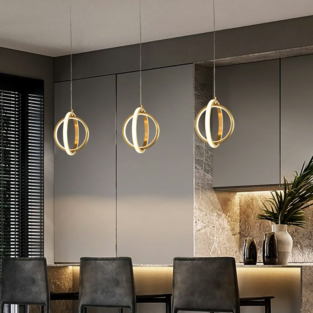 Pendant Light Brass LED - TRONOS | Modern Style