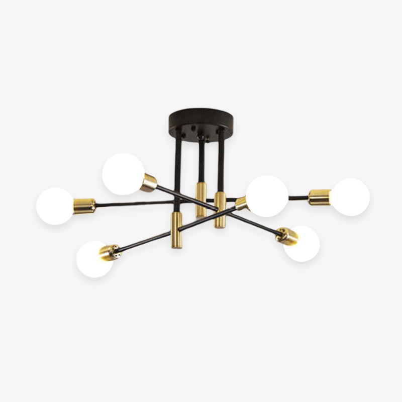 Ceiling Light LED Metal Glass - ATOMIX | Modern Style