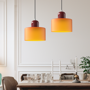 Pendant Light Glass Pink - MINOSX | Elegant Lighting