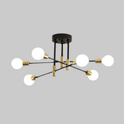 Ceiling Light LED Metal Glass - ATOMIX | Modern Style