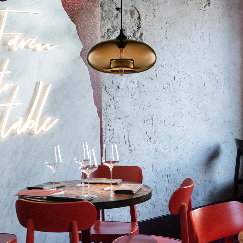 Hailie Lampes Suspendues en Verre Modernes Nordiques Chambre à Coucher