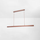 Edge Suspension Linéaire Moderne Métal/Acrylique Noir/Marron Salon