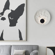 Wall Light Moon Globe Resin - AMBARX | Serene Glow