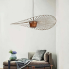 Renée Suspension Vague Moderne, Tissu, Noir/Marron/Doré/Blanc, Salon