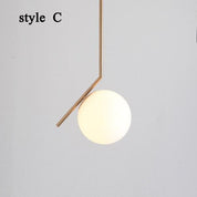 Pendant Light Glass Iron VOLANT - Harmony | Elegant Lighting