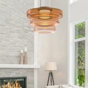 Pendant Light Smoke Grey Glass - TORSUS | Elegant Design
