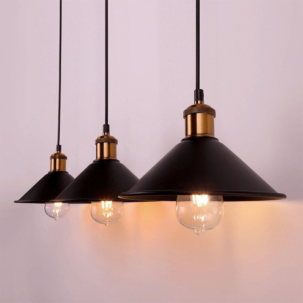 Pendant Light Brass Cone - PRIMEX | Warm Glow