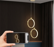Pendant Light Gold Brass LED - IOVEXA | Luxe Lighting