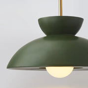 Pendant Light Green Metal - SYNAXE | Dining Ambiance