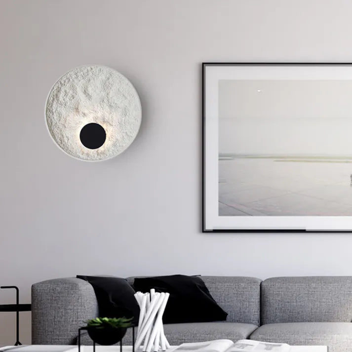 Wall Light Moon Globe Resin - AMBARX | Serene Glow