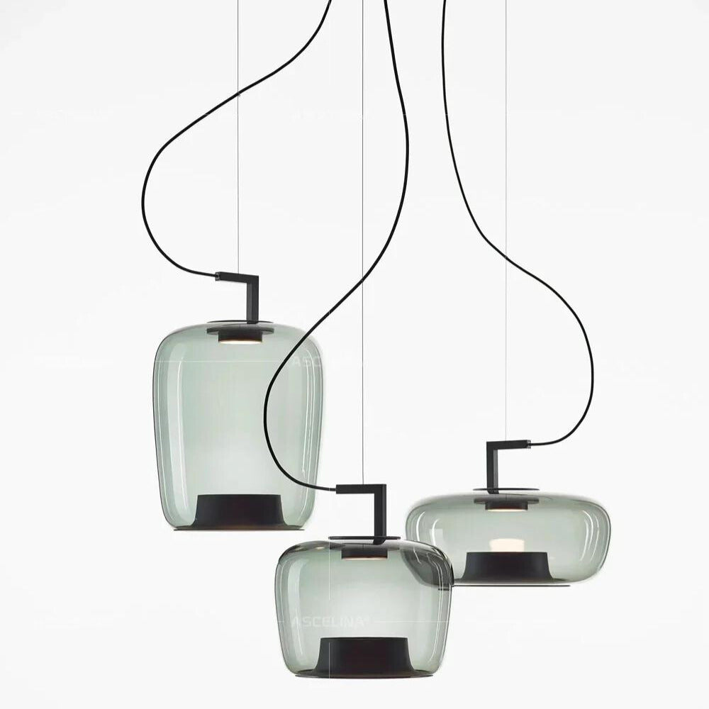 Pendant Light LED Glass - TRIGON | Nordic Elegance