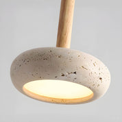 Pendant Light Travertine LED - STRATA | Tranquil Glow