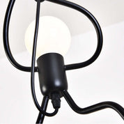 Pendant Light Retro Iron Man Black - SPICAX | Nostalgic Charm