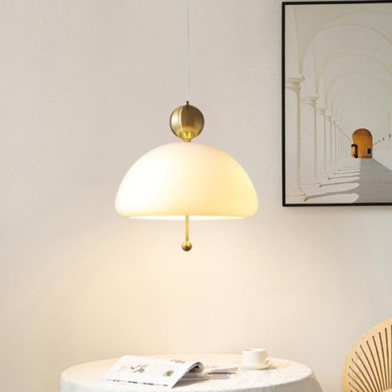 Pendant Light Glass White - VORTEX | Historical Elegance