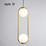 Pendant Light Glass Iron VOLANT - Harmony | Elegant Lighting