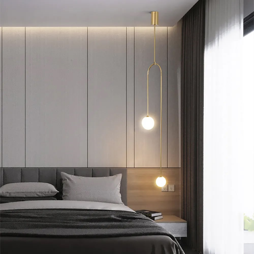 Pendant Light U-Shaped Gold - TRIAXE | Modern Luxury